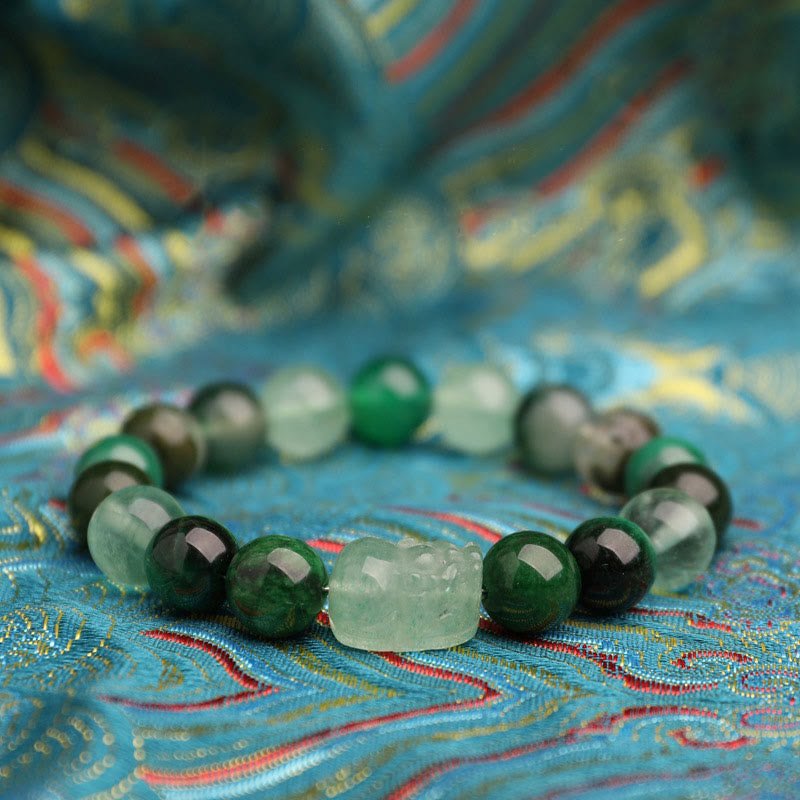 Unisex Five Elements Crystal Agate Luck Bracelet - Lexians