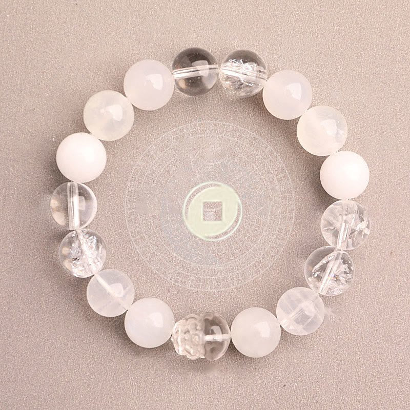 Unisex Five Elements Crystal Agate Luck Bracelet - Lexians