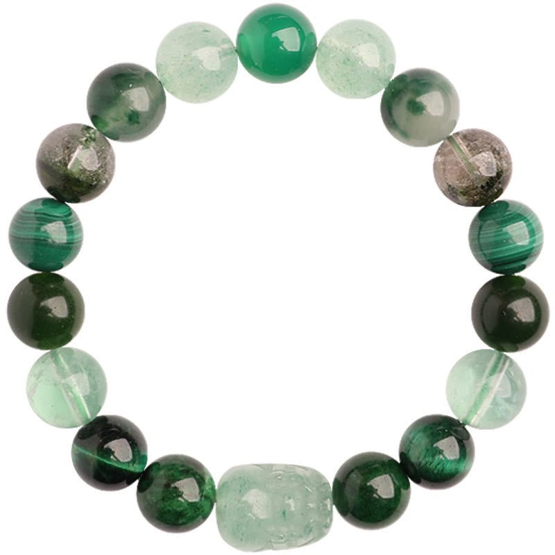 Unisex Five Elements Crystal Agate Luck Bracelet - Lexians