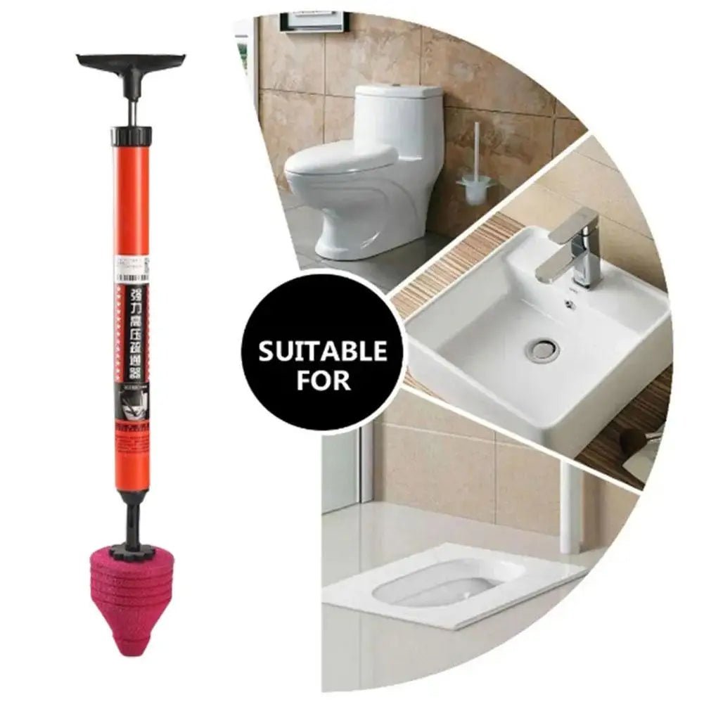 Unisex High - Pressure Silicon Toilet Plunger - Lexians