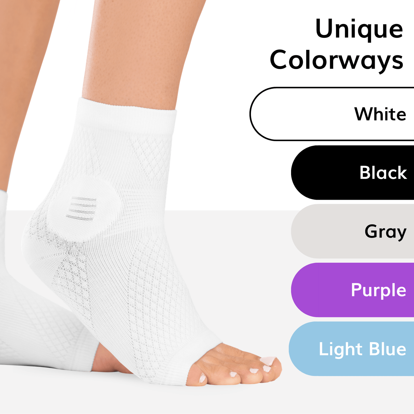 Unisex Toeless Compression Neuropathy Socks for Foot Relief - Lexians