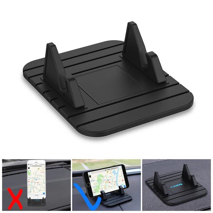 Universal Non - Slip Car Phone Holder with Soft Silicone Grip - Lexians