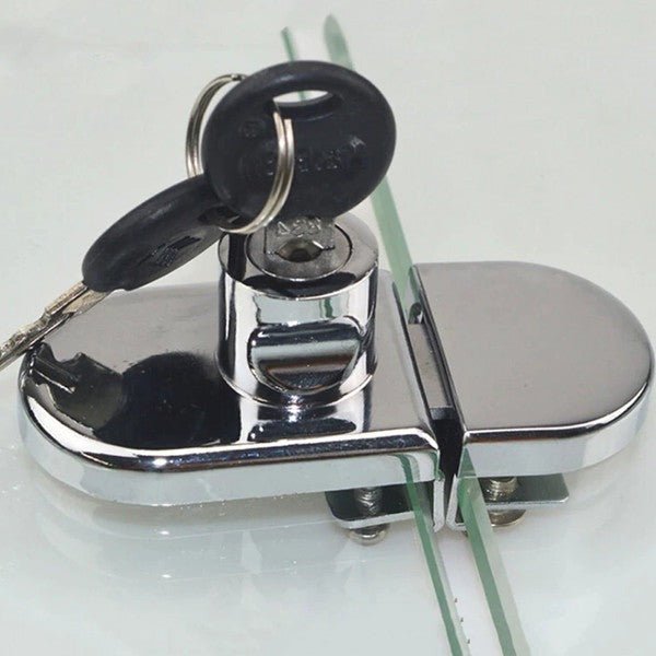 Universal Safety Glass Lock for Cabinets and Drawers - Lexians