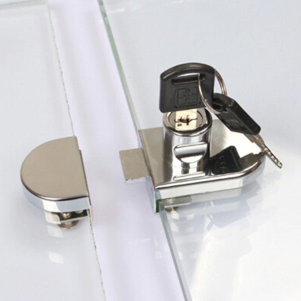 Universal Safety Glass Lock for Cabinets and Drawers - Lexians