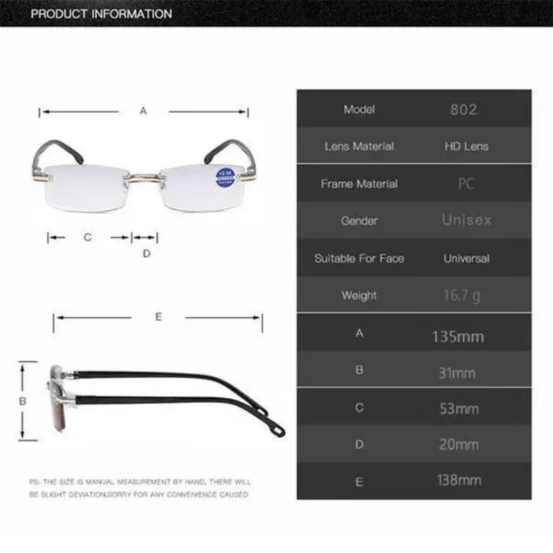 Women's Dual Focus Glasses with Anti - Blue Light Protection - Lexians