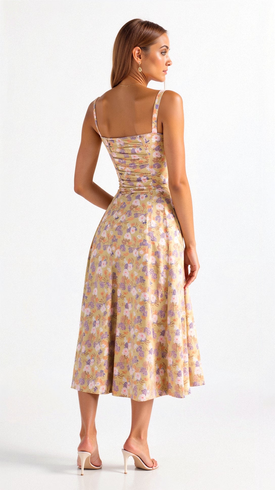 Women's Elegant Corset Summer Dress with Bow Detail - Lexians