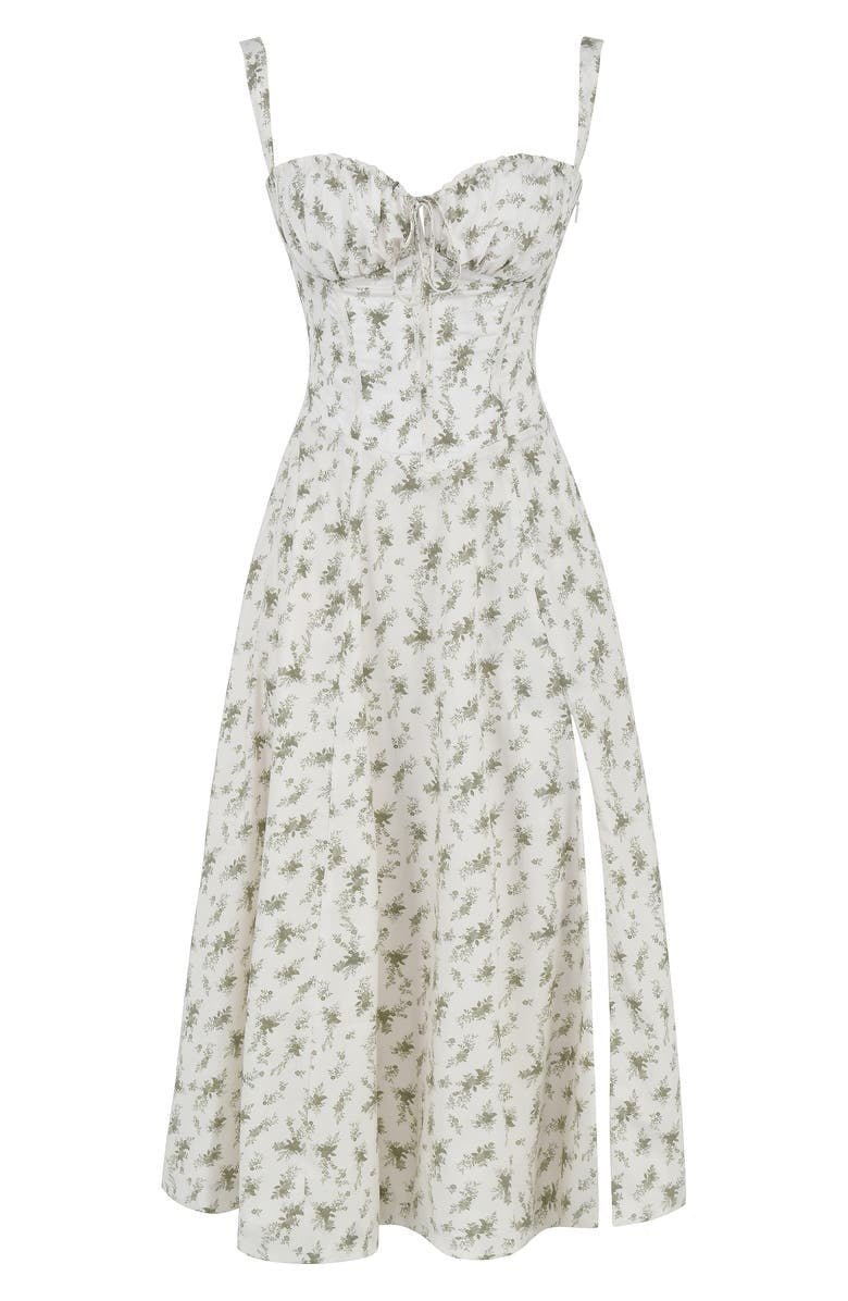 Women's Elegant Corset Summer Dress with Bow Detail - Lexians