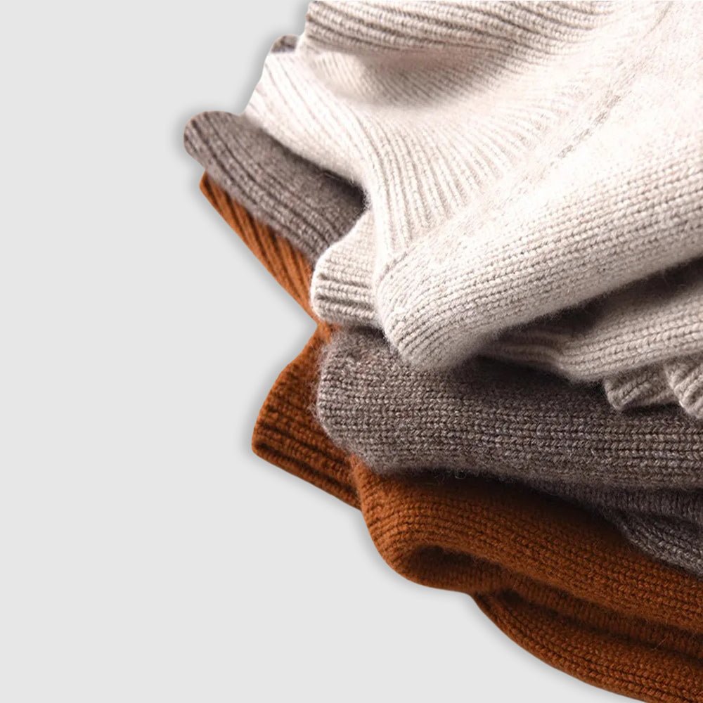 Women's Luxe Cashmere Turtleneck Sweater - Lexians