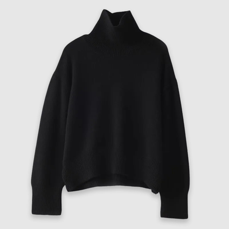 Women's Luxe Cashmere Turtleneck Sweater - Lexians