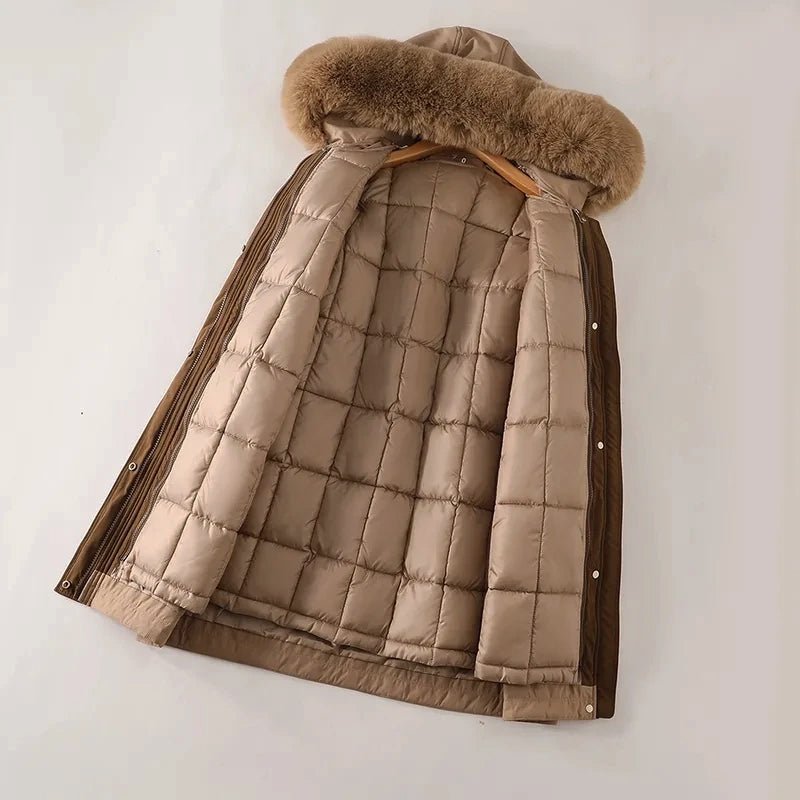 Women's Snow Princess Faux Fur Winter Coat - Lexians