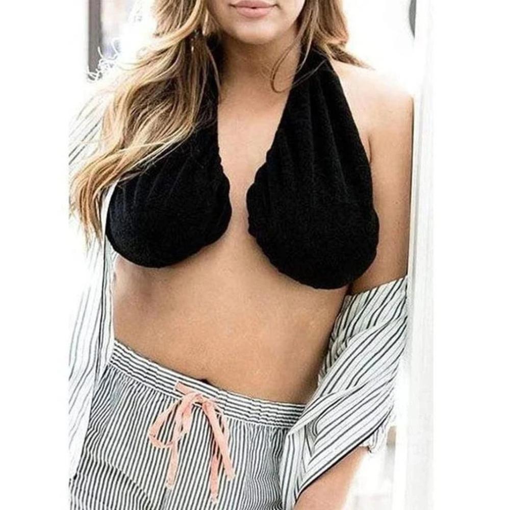 Women's Soft & Cozy Terry Towel Bra - Cotton Comfort - Lexians