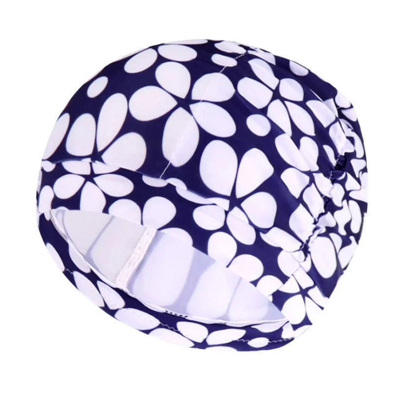 Women's Stretch Nylon Turban Swim Cap for Long Hair - Lexians