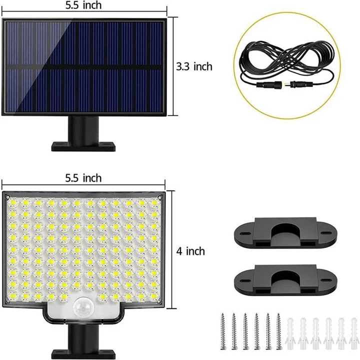 106 LED Solar Outdoor Light with Motion Sensor - Lexians