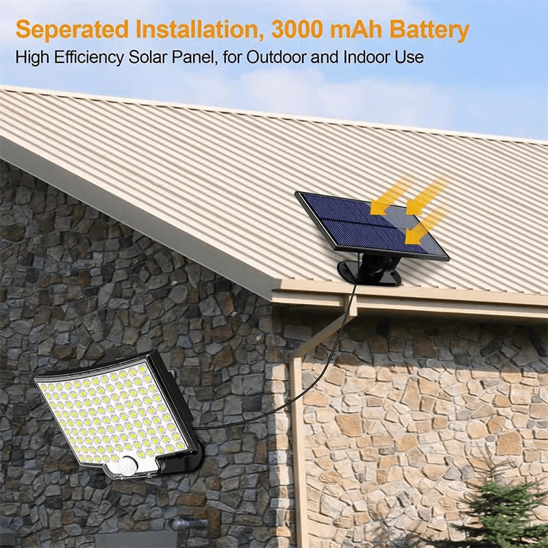 106 LED Solar Outdoor Light with Motion Sensor - Lexians