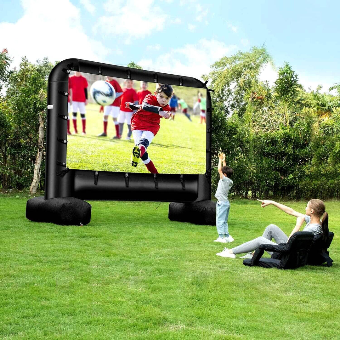 14ft Outdoor Movie Screen and Projector - Lexians