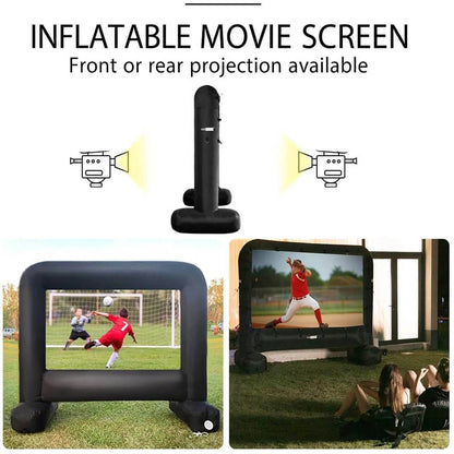 14ft Outdoor Movie Screen and Projector - Lexians