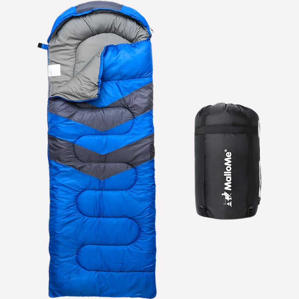 Durable cold weather sleeping bag for adults. Perfect for camping, hiking, backpacking, & outdoor adventures.