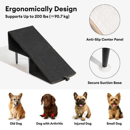 2 - in - 1 Convertible Wooden Dog Ramp and Step Stool - Lexians