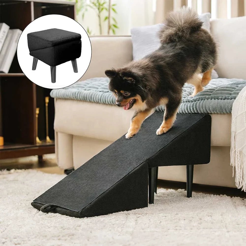 2 - in - 1 Convertible Wooden Dog Ramp and Step Stool - Lexians