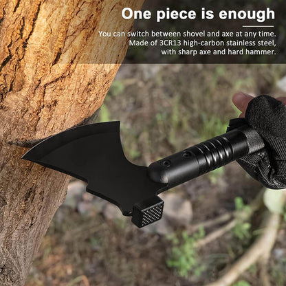 25 - in - 1 Survival Multi - Tool Shovel Kit for Outdoor Adventures - Lexians