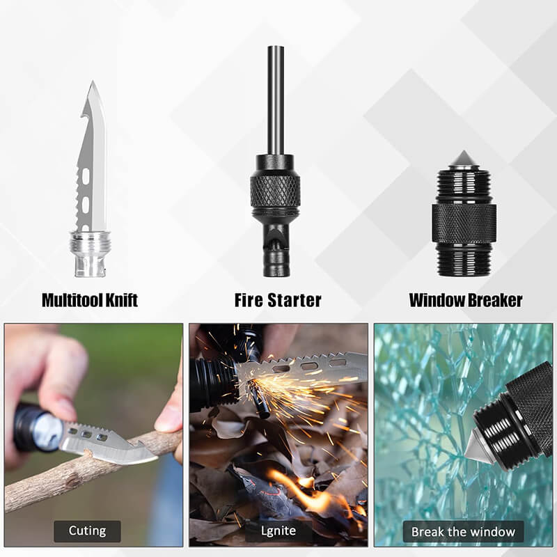 25 - in - 1 Survival Multi - Tool Shovel Kit for Outdoor Adventures - Lexians