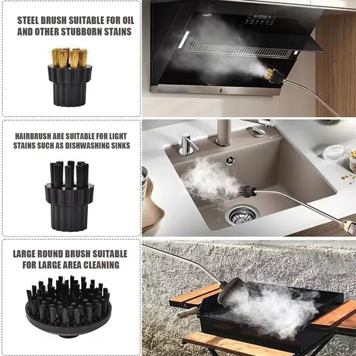 2500W High Pressure Steam Cleaner with 4 Nozzles - Lexians