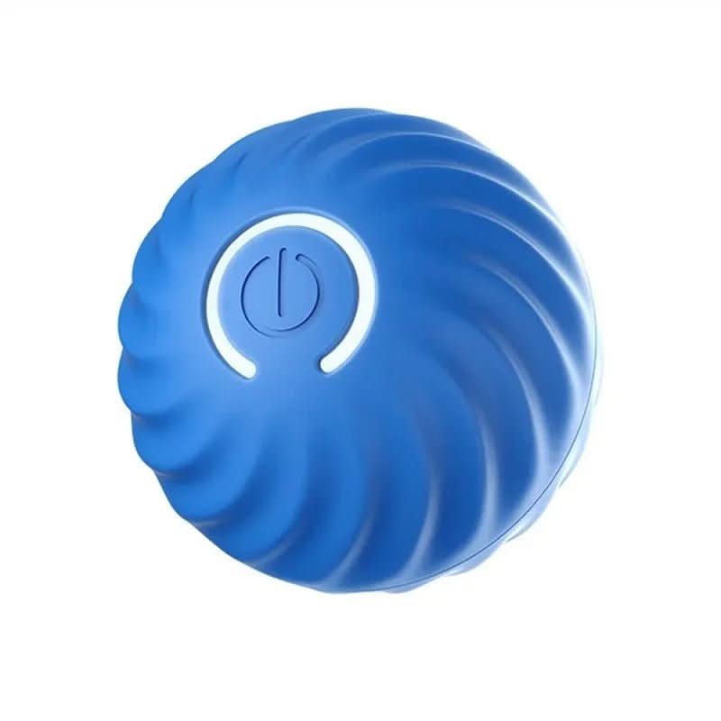 Automatic interactive smart dog play ball, a durable rubber pet toy for exercise, fun & mental stimulation.