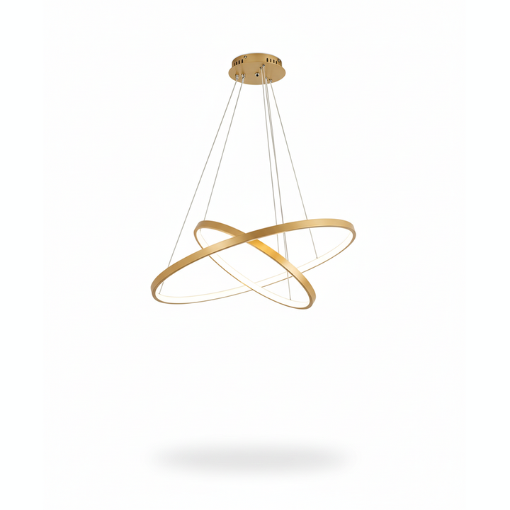 Modern LED Adjustable Ring Chandelier