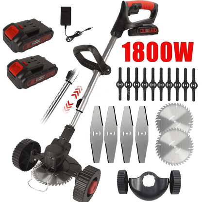 3 in 1 Cordless Grass Trimmer with Retractable Height - Lexians
