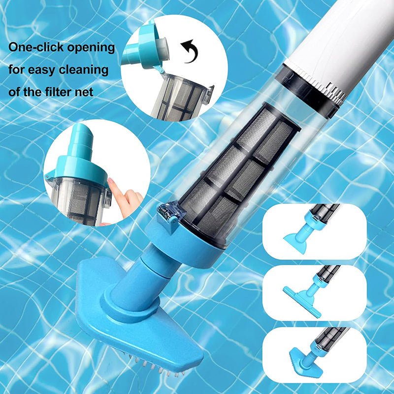 3 in 1 Cordless Rechargeable Pool Vacuum Cleaner - Lexians