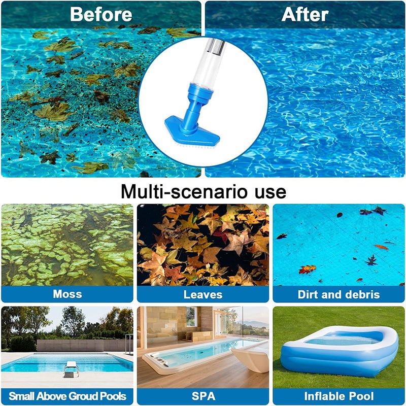 3 in 1 Cordless Rechargeable Pool Vacuum Cleaner - Lexians