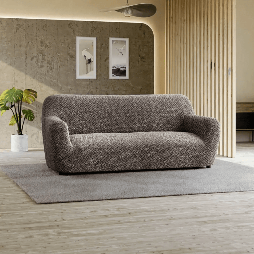 3 - Seater Sofa Slipcover - Printed Microfiber Collection - Lexians
