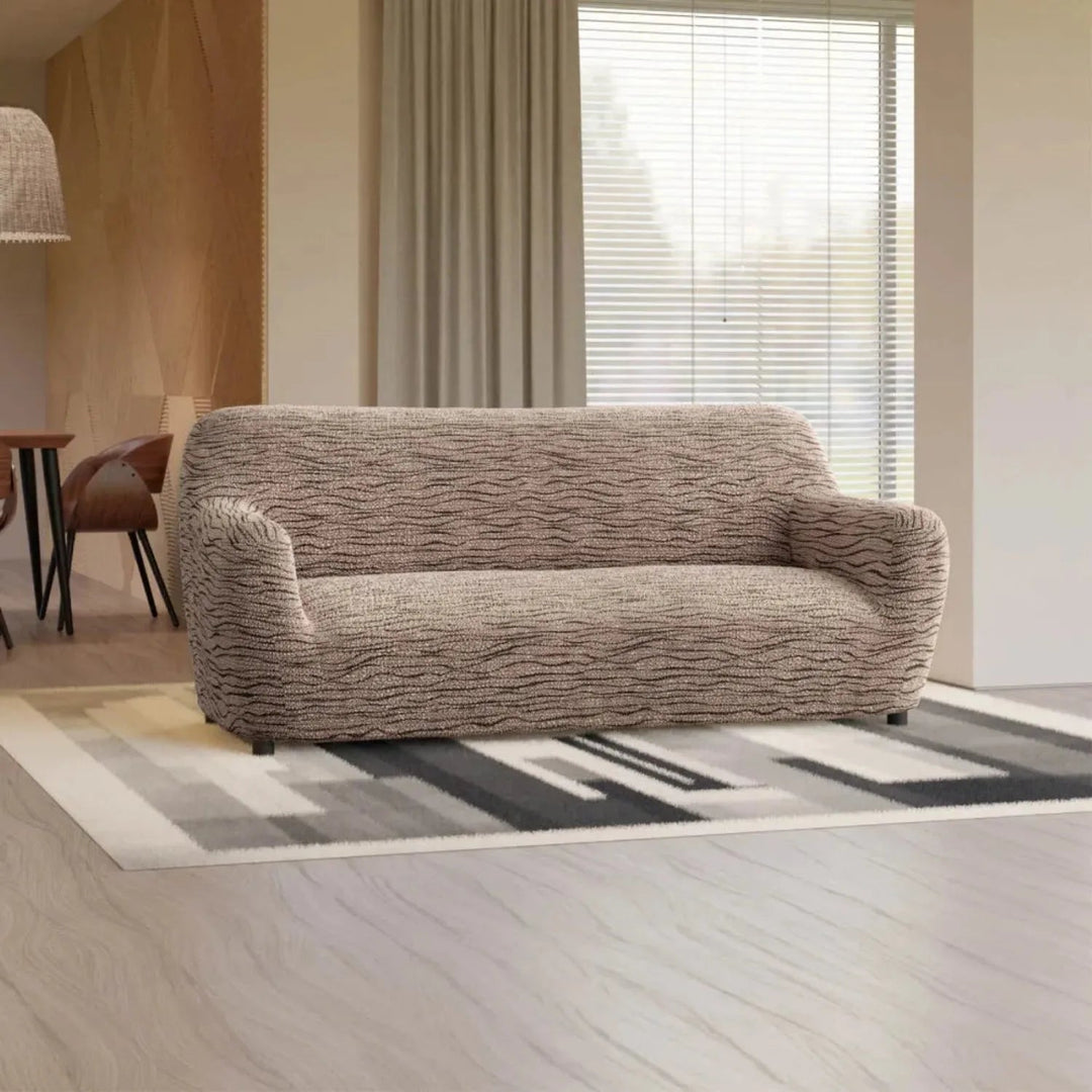 3 - Seater Sofa Slipcover - Printed Microfiber Collection - Lexians