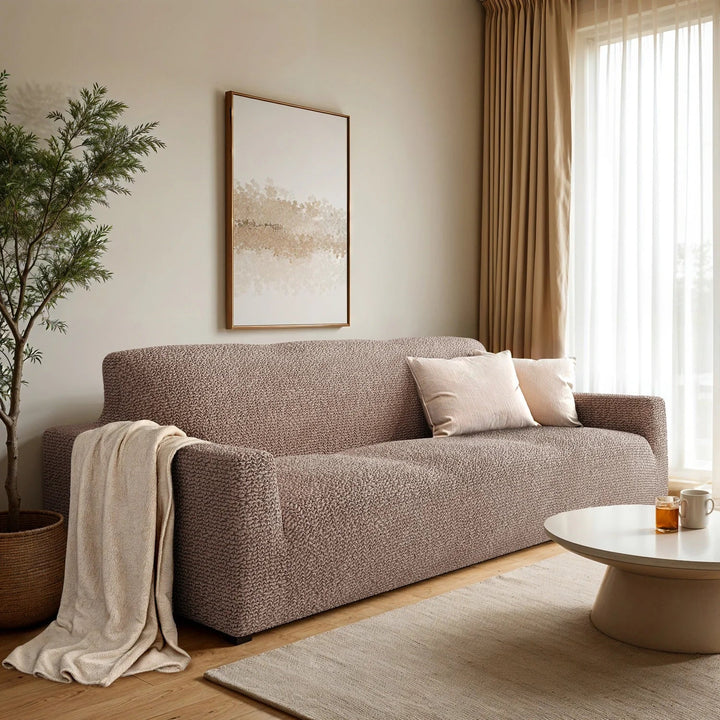 3 - Seater Stretch Sofa Slipcover for Microfiber Couch - Lexians