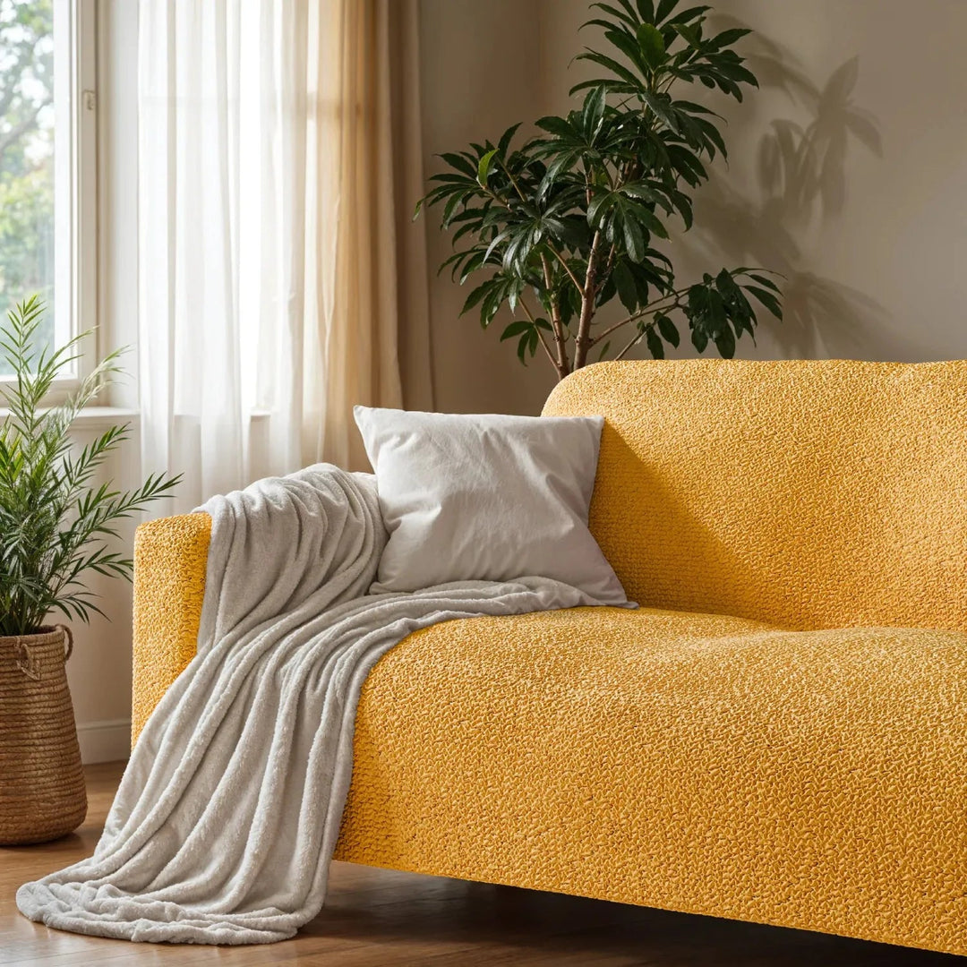 3 - Seater Stretch Sofa Slipcover for Microfiber Couch - Lexians