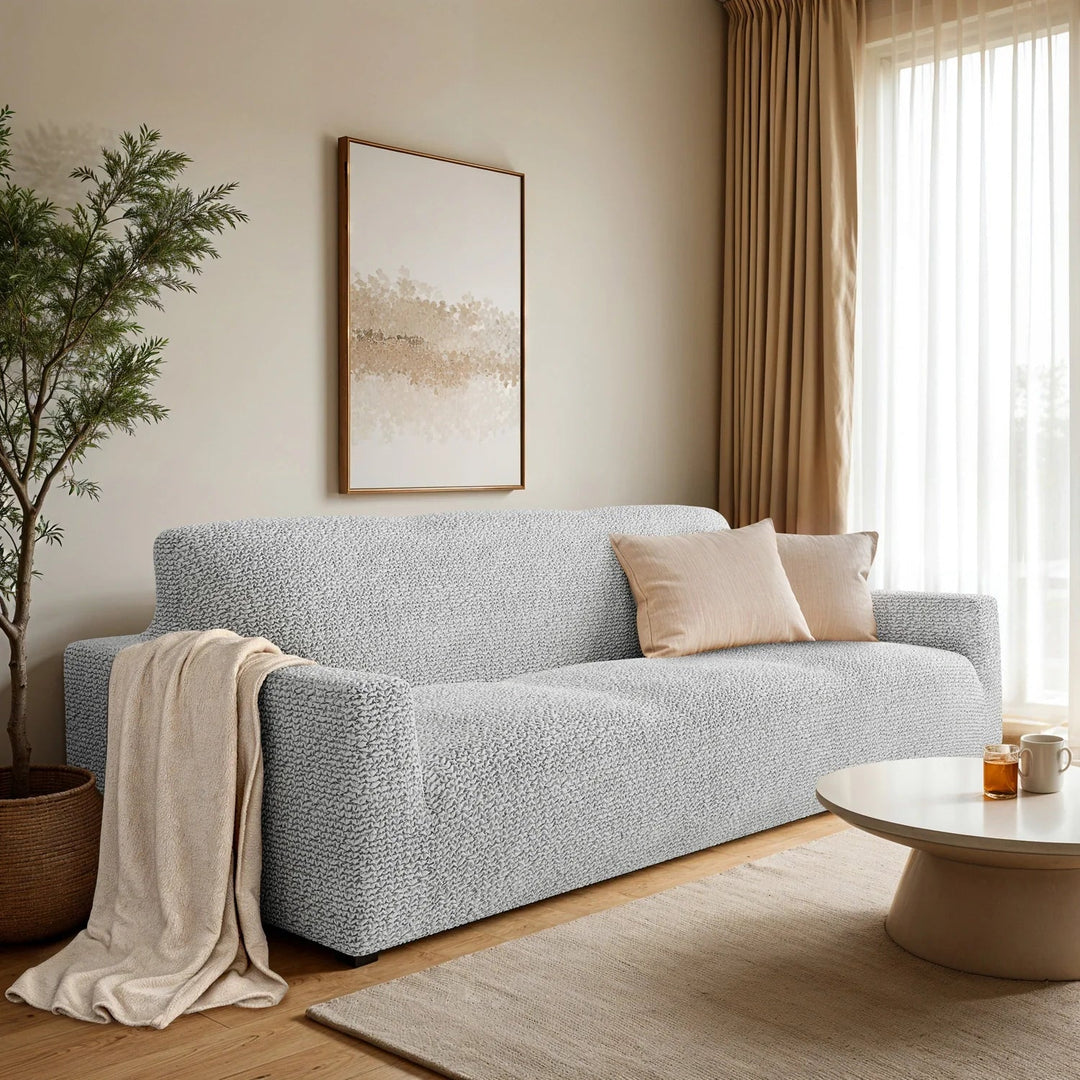 3 - Seater Stretch Sofa Slipcover for Microfiber Couch - Lexians
