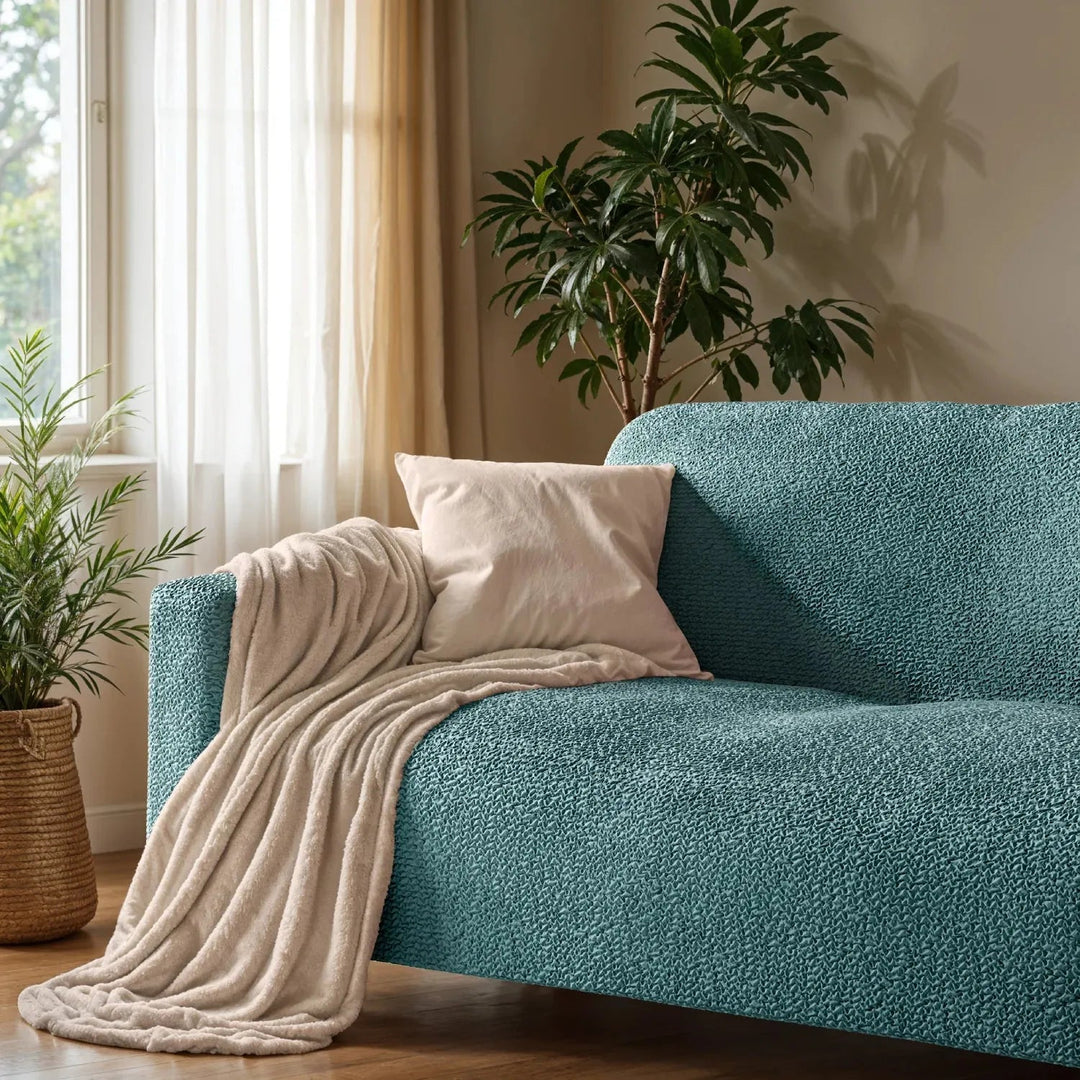 3 - Seater Stretch Sofa Slipcover for Microfiber Couch - Lexians