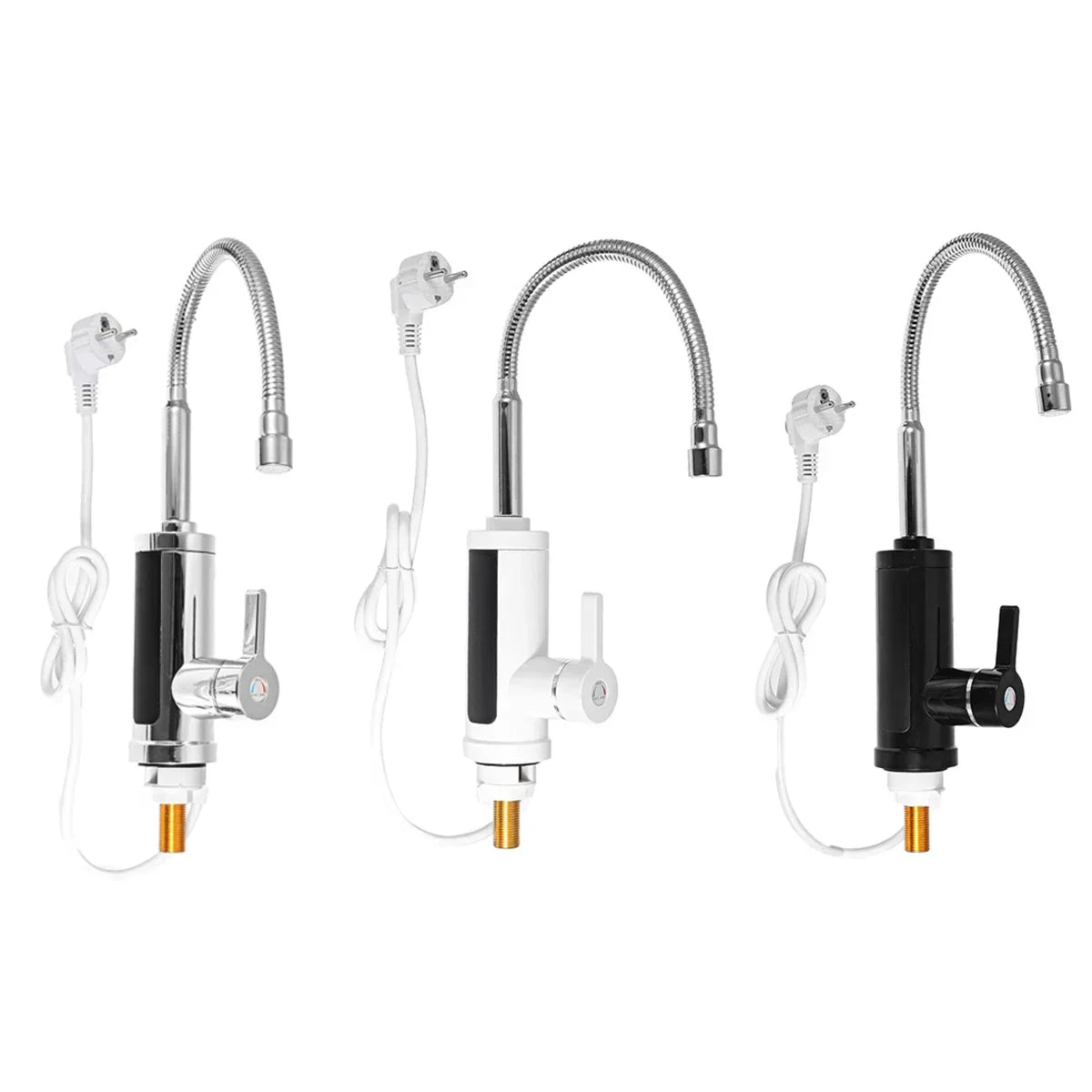 3000W Electric Kitchen Tap with Instant Hot Water for Homes - Lexians