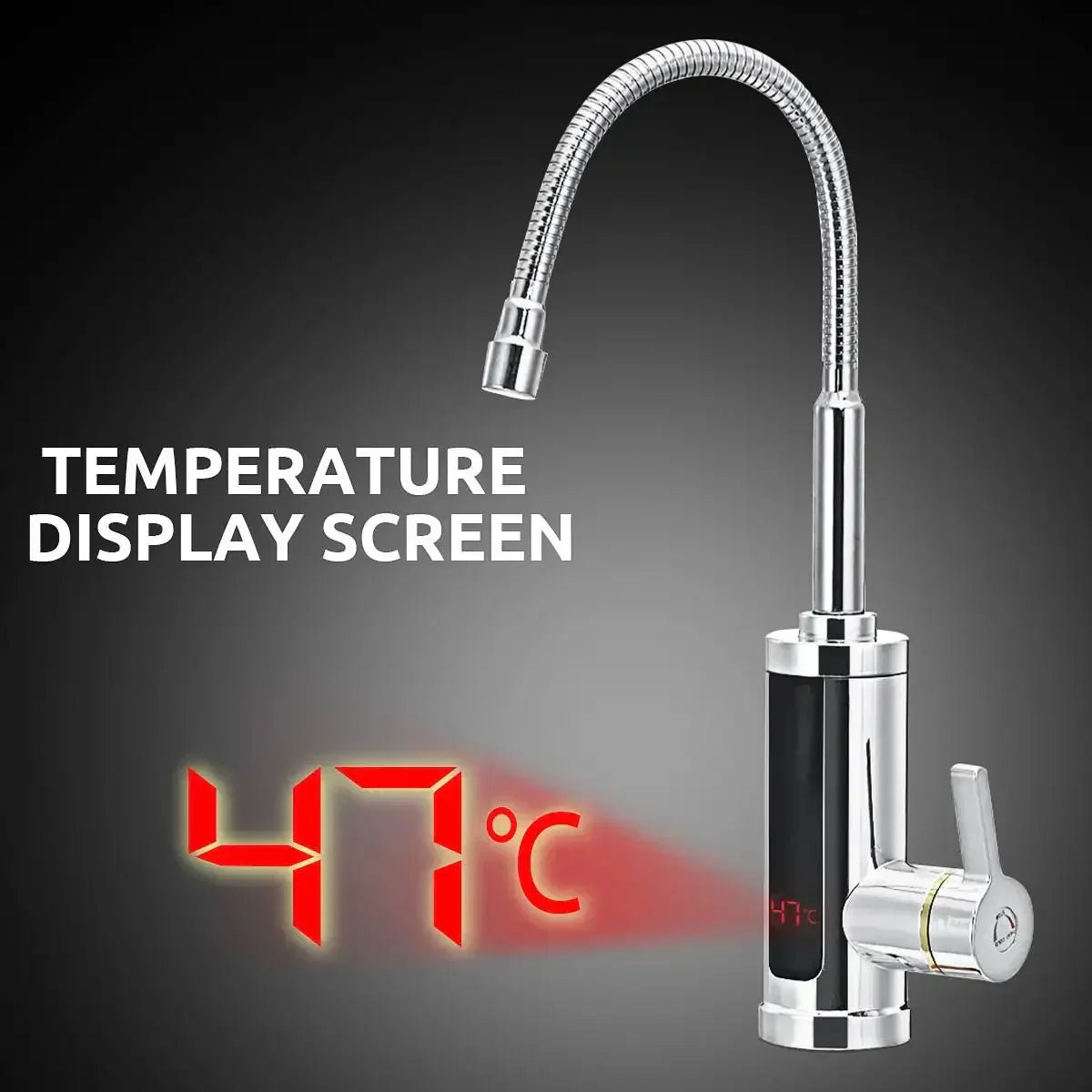 3000W Electric Kitchen Tap with Instant Hot Water for Homes - Lexians