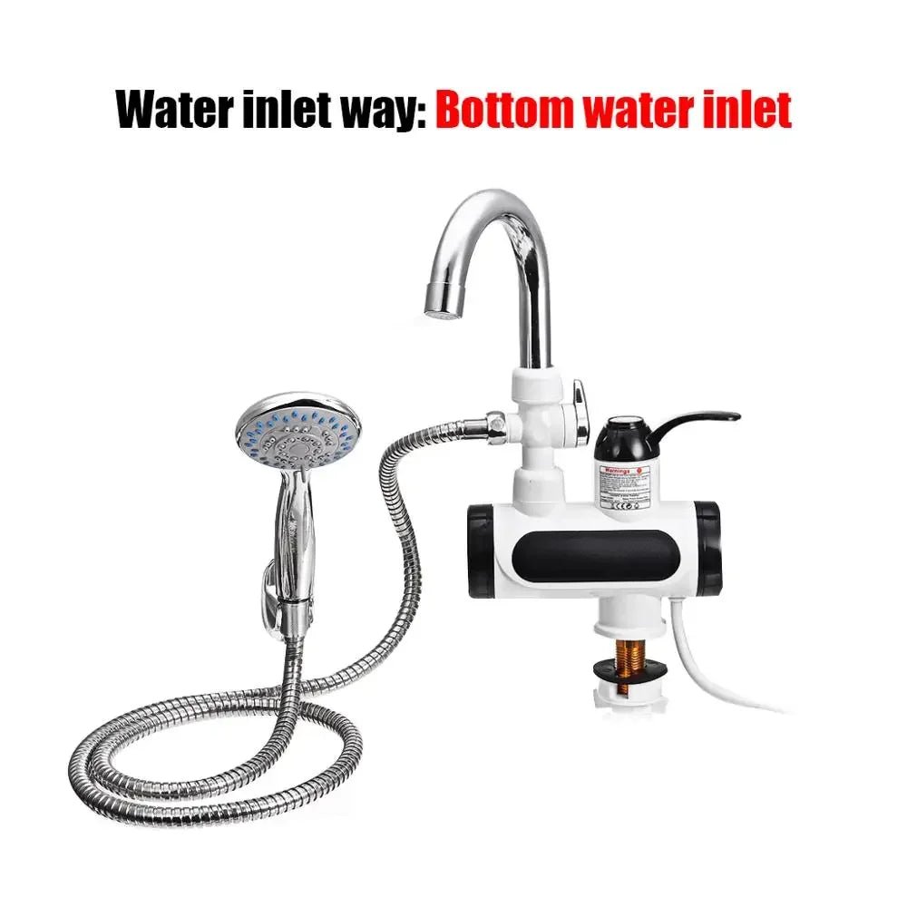 3000W Electric Kitchen Tap with Instant Hot Water for Homes - Lexians