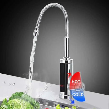 3000W Electric Kitchen Tap with Instant Hot Water for Homes - Lexians