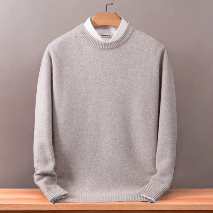 Soft men's oversized sweater, loose fit for ultimate comfort. Stylish casual winter fashion pullover.