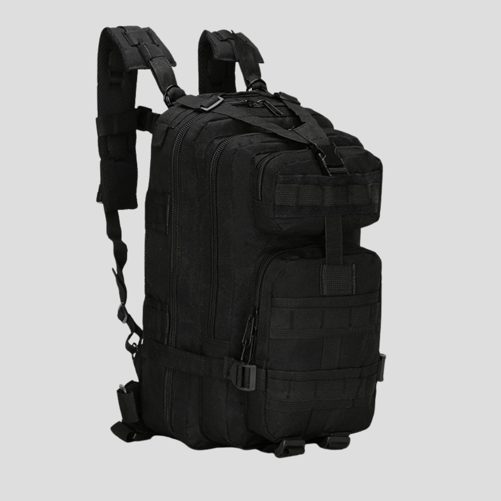 Versatile 30L unisex daypack for travel & outdoor adventures. Features MOLLE system & durable nylon construction.