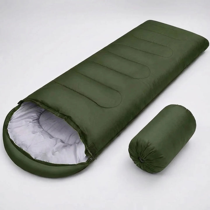 Lightweight & compact unisex 4-season sleeping bag, perfect for backpacking, camping & outdoor adventures. Ripstop design.