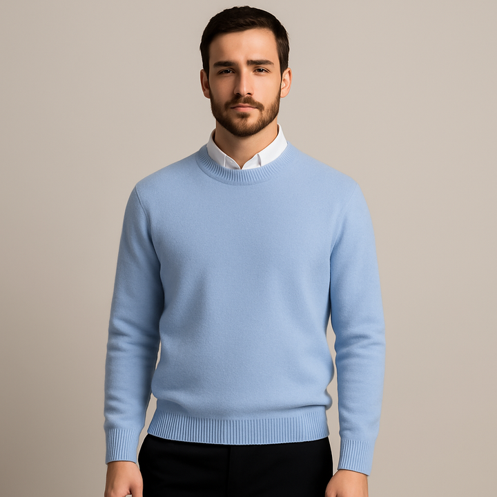 Men's oversized sweater, ultimate comfort & casual style. Loose fit pullover, cozy winter fashion for men.