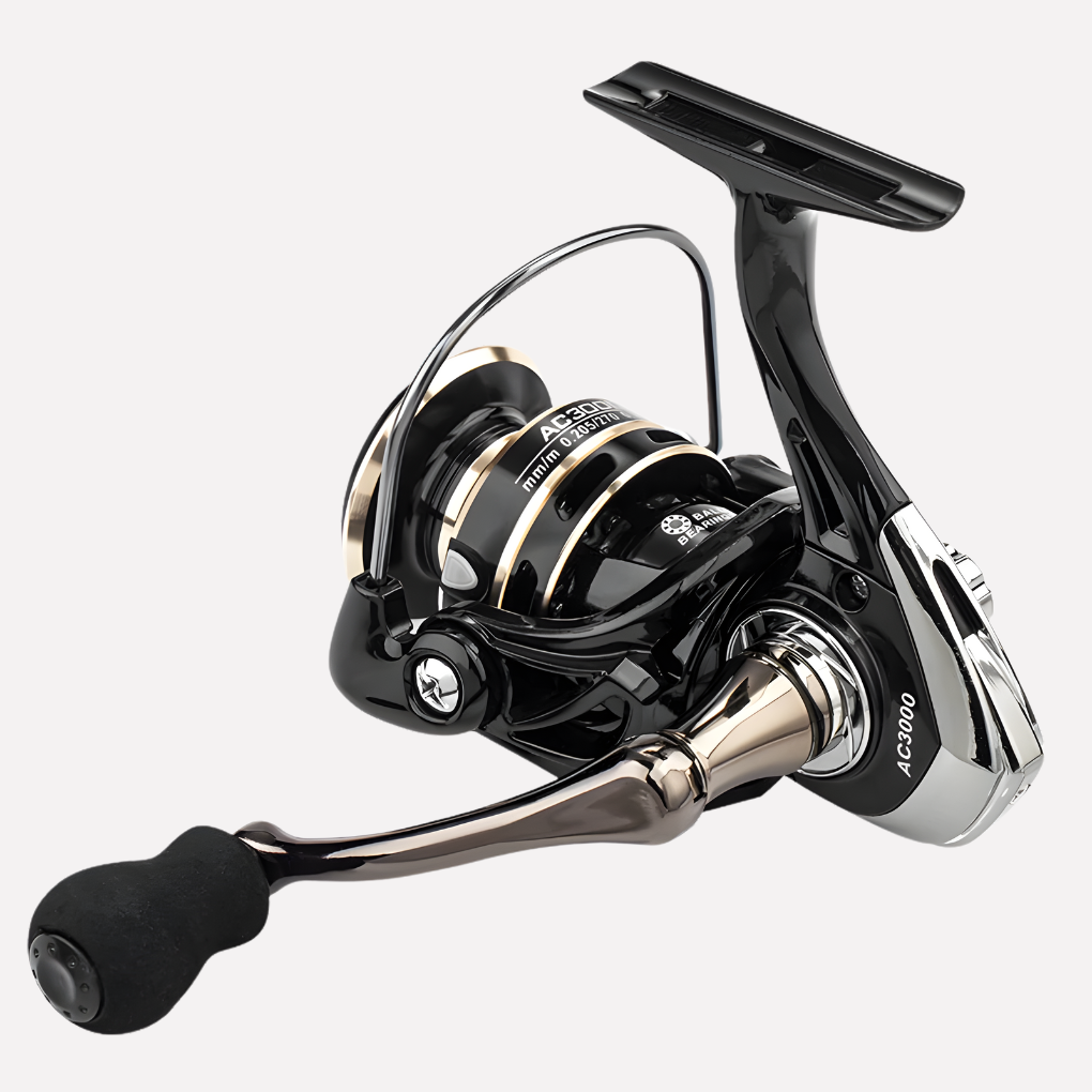 High-performance spinning fishing reel for saltwater & freshwater, durable tackle for sea & coastal lure fishing.