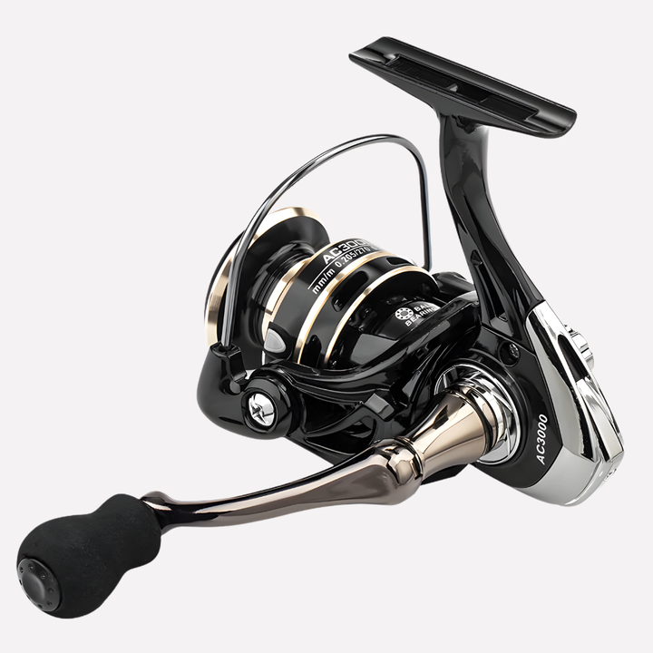 High-performance spinning fishing reel for saltwater & freshwater, durable tackle for sea & coastal lure fishing.
