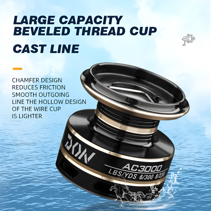 Versatile spinning fishing reel for all anglers. Perfect outdoor gear for freshwater lakes & saltwater coastal fishing.