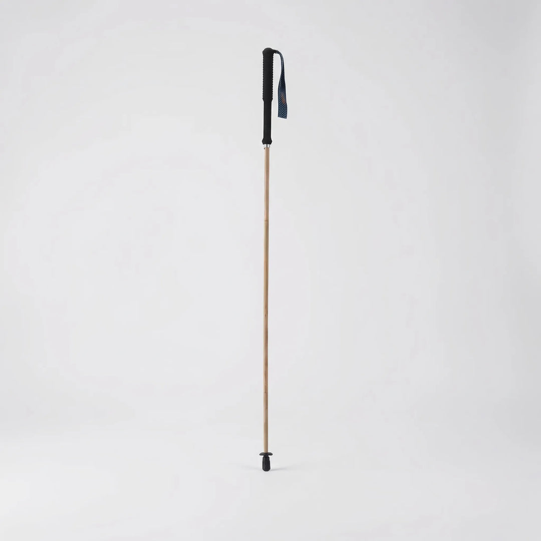 Adventure folding walking pole, compact for easy packing. Provides reliable support & stability on any trekking path.