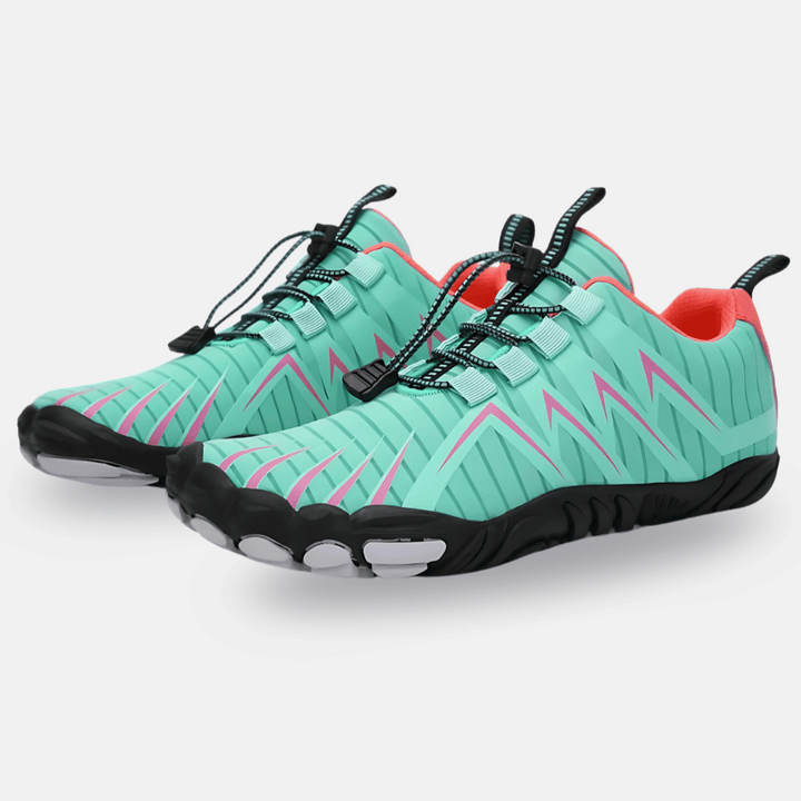 Men's multi-use aqua sneakers for water sports, beach, & swimming. Quick-dry, five-toe design.